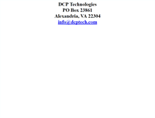 Tablet Screenshot of dcptech.com